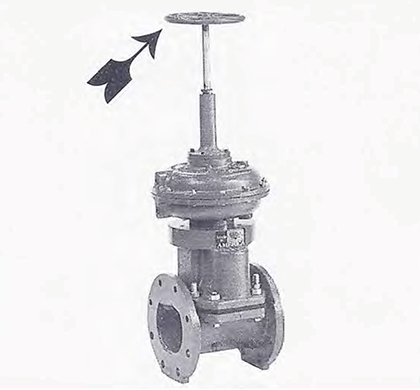 Manual Over-Ride Allows Valve Closure on Power Failures