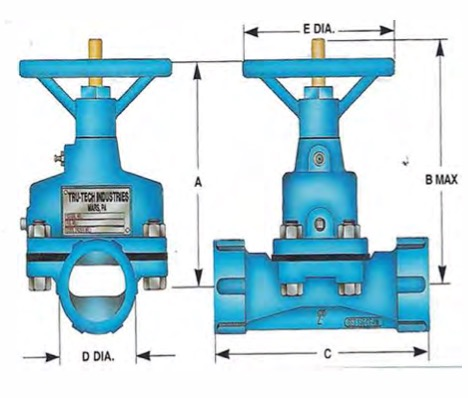 Tru-Flow Valve Dimensions